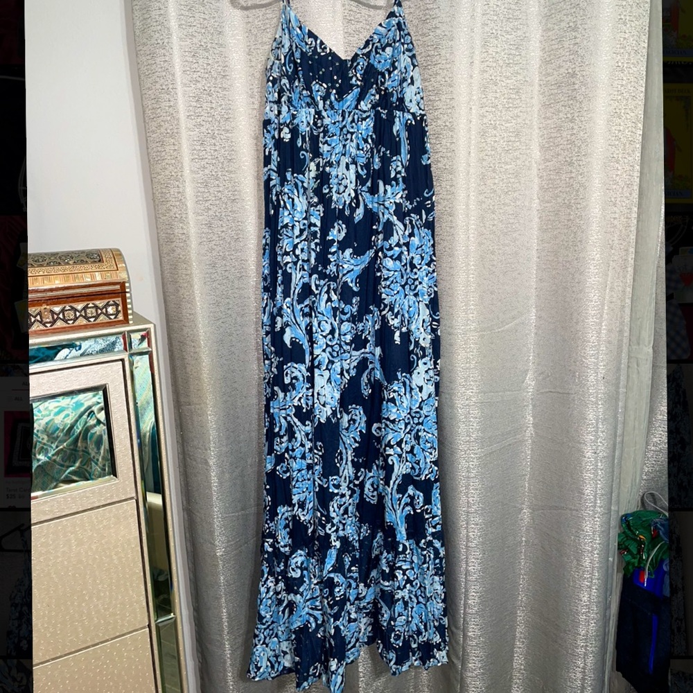 INC Maxi dress with Adjustable straps, size 14